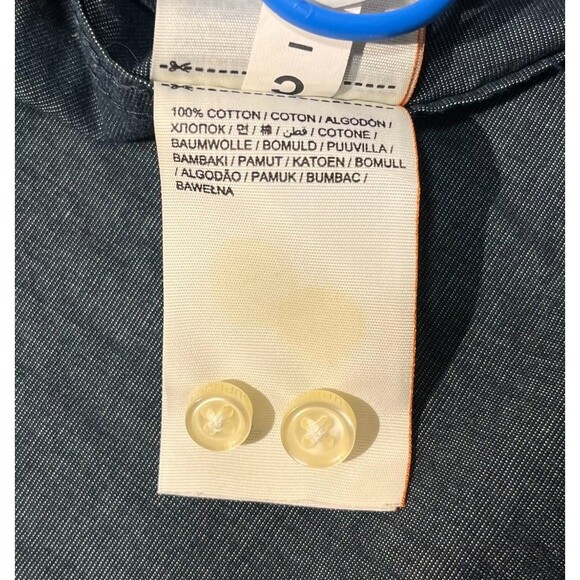 Vintage SuperDry Mens Size M Black Polka Dot Button Down Shirt Short Sleeve - Picture 8 of 9